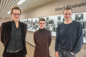 Jan Wagner, Lisa Goldschmidth und Nico Bleutge